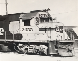 Atchison Topeka &amp; Santa Fe Railway Railroad ATSF #3655 GP39-2 Locomotive Photo - £7.58 GBP