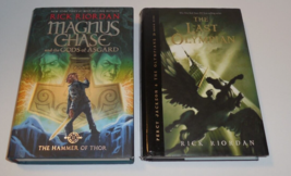 The Last Olympian &amp; Magnus Chase Hardcover 1ST Ed Rick Riordan Books - £15.58 GBP