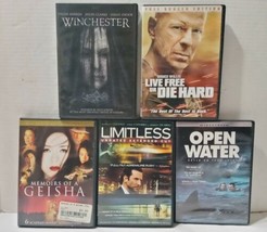 Action Drama Thriller DVD Collection Lot of 5 Limitless Winchester Die Hard 4  - £21.90 GBP