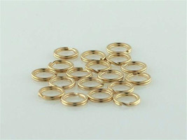 6mm Gold-Filled Split Rings (10) Great for Charms! - £6.10 GBP