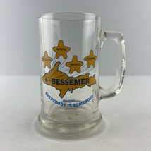 Bessemer Michigan Souvenir Beer Stein Mug 1980s - £19.82 GBP