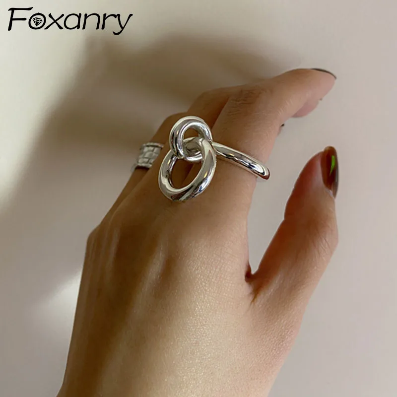 925 Stamp Engagement Rings for Women Couples New Fashion Creative Circle Pendant - £11.31 GBP