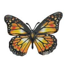 16 Inch Metal Spotted Butterfly Sculpture Wall Hanging Decor Outdoor Gar... - $34.64