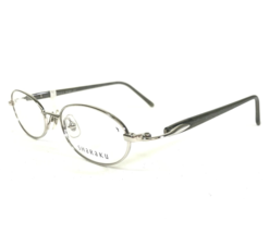 Sharaku Eyeglasses Frames 60-0011 Grey Shiny Silver Round Full Rim 49-18-140 - £59.62 GBP