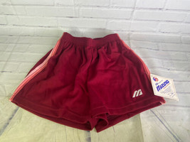 VTG Mizuno Volleyball Shorts NOS Dark Red Unisex Mens Womens Small USA Made - £32.62 GBP