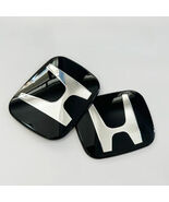 All black Front+Rear Honda Badge Emblem For 2016-2022 5DR CIVIC FC1 FK5 ... - $44.99