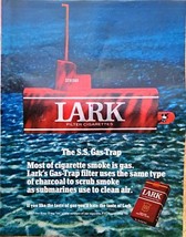 LARK FILTER CIGARETTES- The SS Gap Trap-1971 Vintage Print Ad!! - $9.75