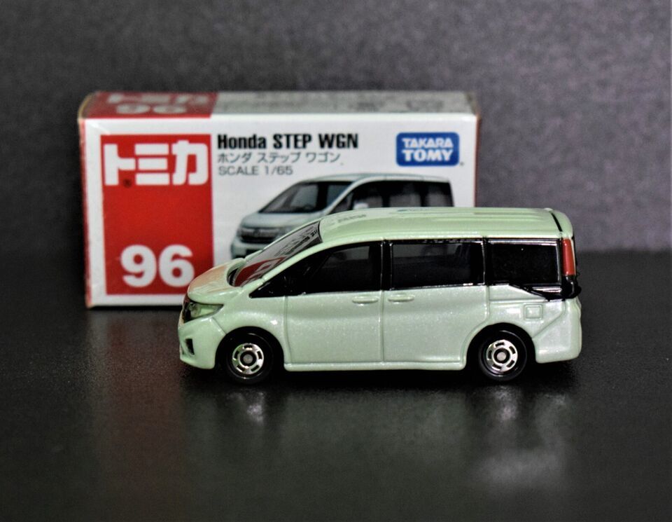 Primary image for Rare Tomica Retired Diecast Model Car #96 Honda Step WGN Scale 1:65