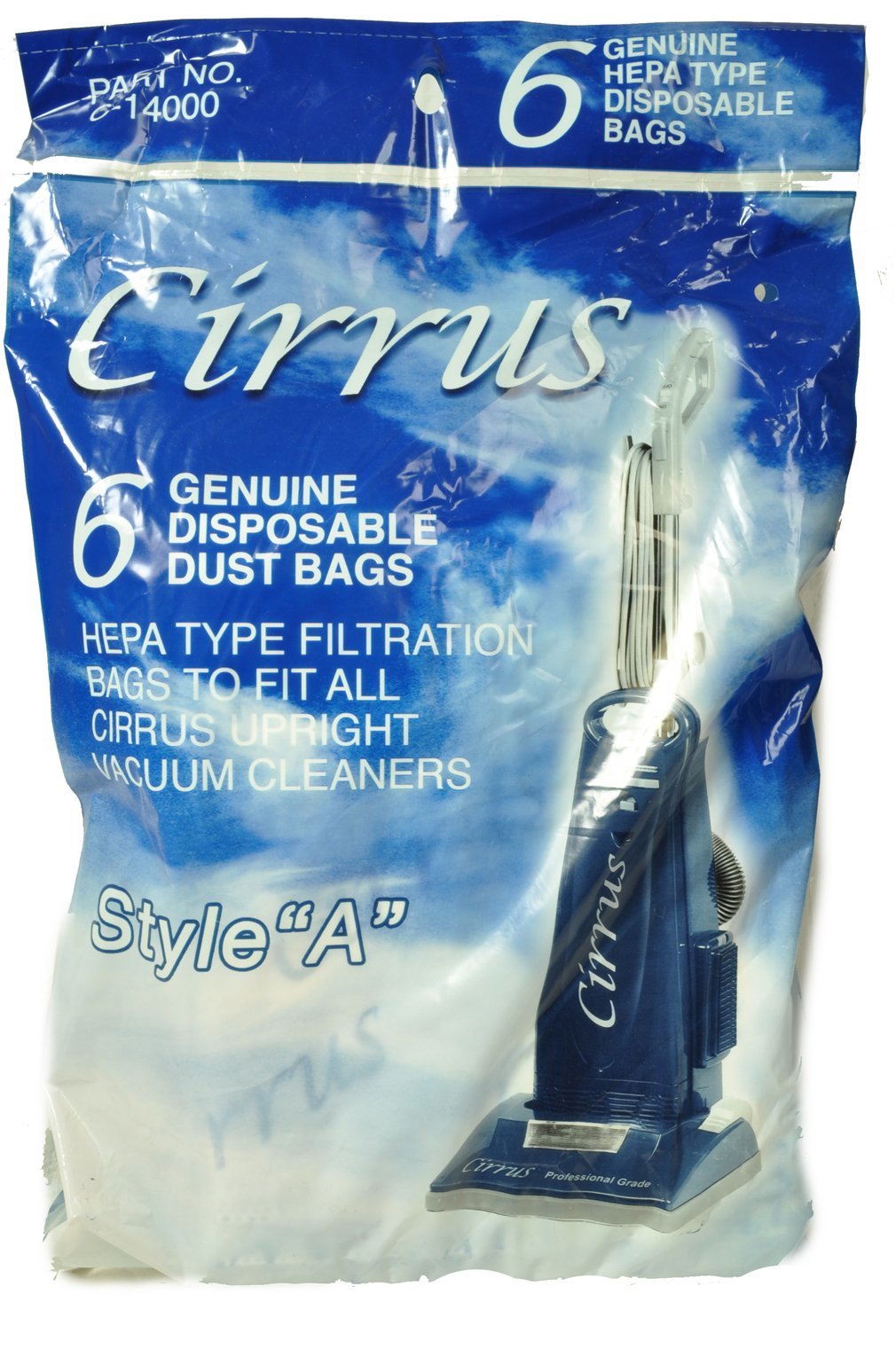 Cirrus Type A Vacuum Cleaner Bags c-14000 - $14.38