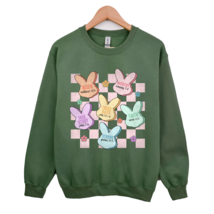 Easter Bible Verse Sweatshirt Gift for Christian Cute Bunny Sweater Tren... - $32.66