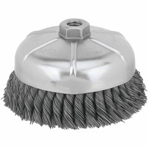DEWALT Wire Cup Brush, Knotted, 6-Inch (DW4917) - £65.25 GBP