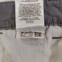 Columbia XM4598 Men's Gray Cotton Flat Front Shorts Size 34 (34W×10L) image 5