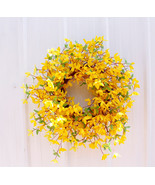 &quot; Simulated Wreath Door Wall Decoration Bridal Bouquet Fake Plants Casca... - £56.67 GBP