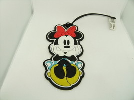 Disney Minnie Mouse Backpack Pack Luggage Duffel Book Bag Rubber Label Name Tag - £11.52 GBP
