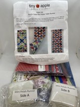 Tiny Apple Fabric &amp; Crafts Petals Table Runner Quilt Kit NEW - $37.05
