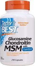 Doctor&#39;s BEST Glucosamine Chondroitin MSM - 240 Capsules - £49.55 GBP