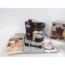 Hamilton Beach Mini Drip Coffee Maker Scovill 4 Cup 784 Brown Vintage - £23.95 GBP