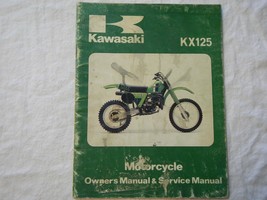 1981 Kawasaki KX125 KX 125 owner&#39;s service repair shop manual - $17.32