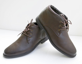 London Fog Casual Leather Chukka Shoes Brown Men&#39;s Size 11 - £49.48 GBP