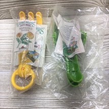 1991 Nature&#39;s Watch McDonalds Happy Meal Toy Double Shove Garden Rake With Seeds - £6.22 GBP