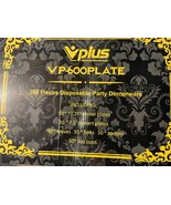 Vplus 300 Piece Disposable Party Dinnerware Bronze 50 People - £26.07 GBP