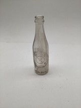 Vintage Embossed Dr Pepper 10-2-4 w/ Hands 6.5 oz Glass Bottle  - £16.64 GBP
