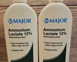 (2) Major Ammonium Lactate 12% Moisturizing Lotion Fragrance Free 8 oz e... - $58.51