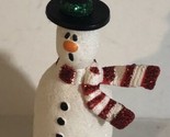 2008 Hallmark Small Snowman Christmas Ornament Decoration XM1 - £4.72 GBP
