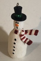 2008 Hallmark Small Snowman Christmas Ornament Decoration XM1 - £4.68 GBP