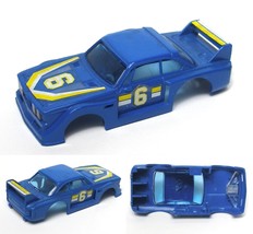 1980 Ideal TCR BMW 328ish RARE Blue &amp; Yellow #6 Slot Car Body - £19.97 GBP