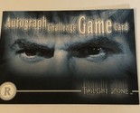 Twilight Zone Vintage Trading Card # Autograph Challenge Game Card R - $1.97