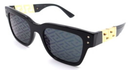 Versace Sunglasses VE 4421 GB1/F 52-20-145 Black / Dark Grey Monogram Bl... - £104.50 GBP