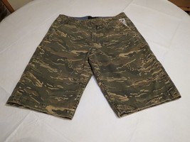 Men&#39;s Quiksilver shorts 28 camo camouflage surf skate green NEW walk casual NWT - £16.09 GBP