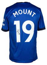 Mason Montante Autografato Blu Chelsea FC Calcio Maglia Bas ITP - £252.16 GBP