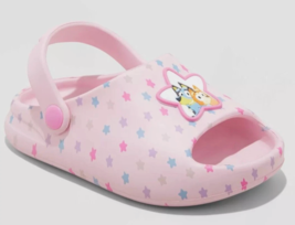 Nuovo Bambine&#39; Bluey Comfort Slide Sandali Tacco Cinturino Rotondo Open ... - $11.99