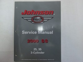 2000 Johnson Ss 25, 35 Motomarine Service Atelier Réparation Manuel Usine OEM - £15.91 GBP