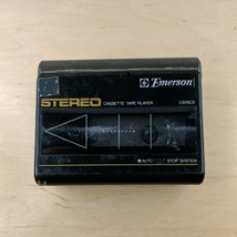Vintage Emerson Stereo Cassette Player Model No. CS15CS Black Retro  - £4.73 GBP