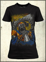 Union Soul Skeleton Ghostly Pirate Warrior Zombie Horror Women TShirt Black S-2X - £14.97 GBP