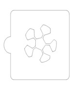 Soccer Ball Lines Panels Stencil for Cookies or Cakes USA Made LS9073 - $5.41 CAD