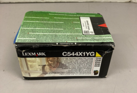 Lexmark C544X1YG Extra High Yield Yellow Toner Cartridge C544 C546 / Dam... - $12.95