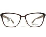 Etro Eyeglasses Frames ET2105 210 Brown Cat Eye Paisley Full Rim 53-15-140 - $74.67