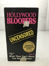 Hollywood Bloopers Uncensored PG-17 VHS Tape KG II Carol Burnett Julie A... - £7.64 GBP