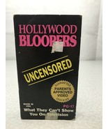 Hollywood Bloopers Uncensored PG-17 VHS Tape KG II Carol Burnett Julie A... - $13.73 CAD