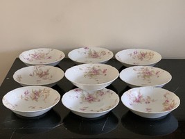 Antique Theodore Haviland Limoges Set of 10 Dessert Bowls - £310.32 GBP