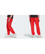 new $85 adidas Men&#39;s AEROREADY WOVEN PANTS Sz L bright red sportswear gy... - $69.32 CAD