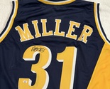 Reggie Miller Signed Indiana Pacers Basketball Jersey COA - $199.00
