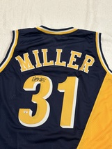 Reggie Miller Signed Indiana Pacers Basketball Jersey COA - £236.25 GBP