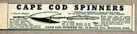 1948 Print Ad Cape Cod Spinners Fishing Lures Stamford,CT - £5.67 GBP