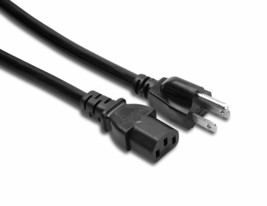 Hosa PWC Power Cord IEC C13 to NEMA 515P - (25 Feet) (Black) - £10.87 GBP+