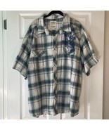 Route 66 Cotton Casual Snap Closure Short Sleeve Shirt Men’s Size 3XL - $20.46 CAD